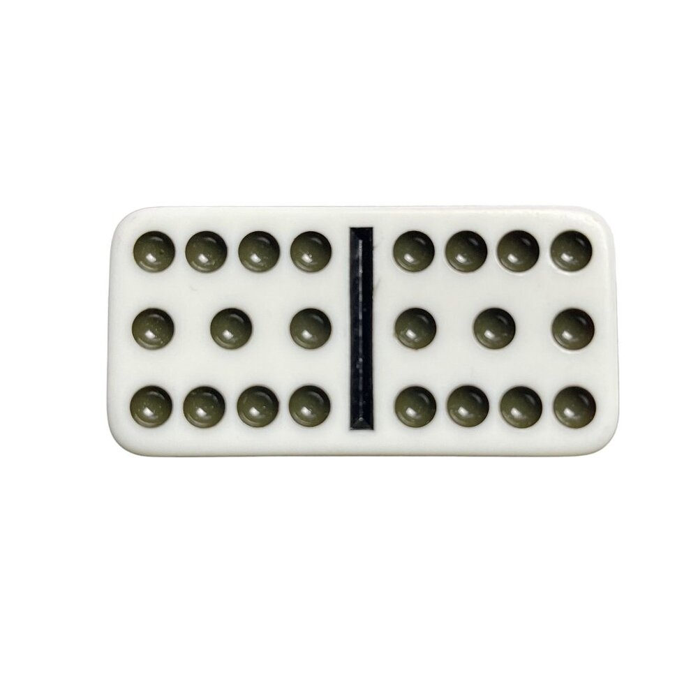 Double Twelve Dominoes Replacement Tile 11 11 Color Dot mq